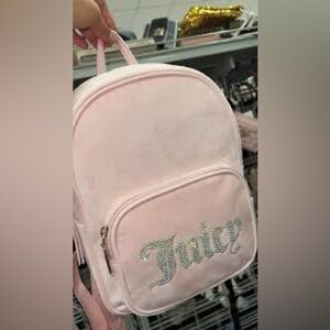 Juicy backpack light pink with Rhinestones